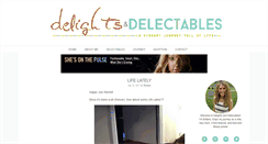 Desktop Screenshot of delightsanddelectables.com